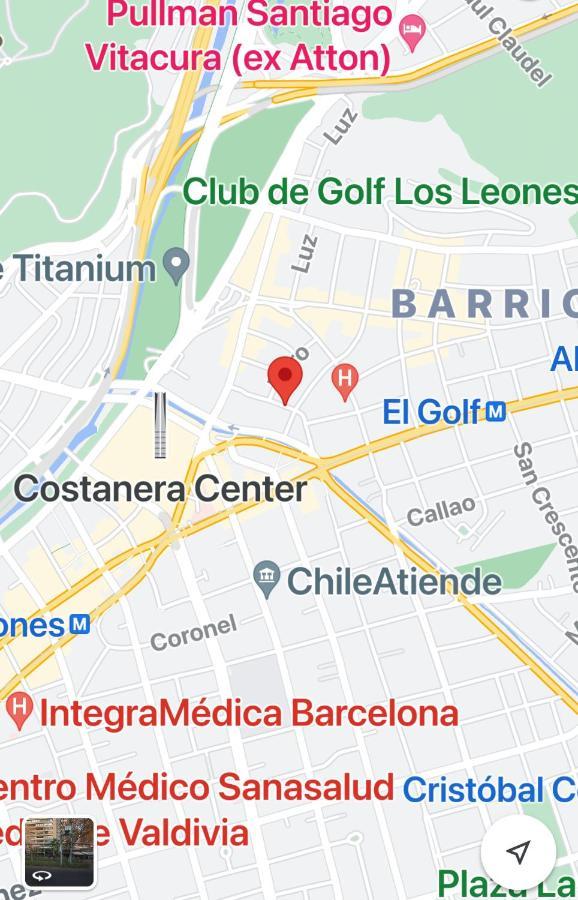 Apartament Condo Amueblado, Encomenderos 200 El Golf, Las Condes Santiago Con Vista Al Costanera Center Экстерьер фото