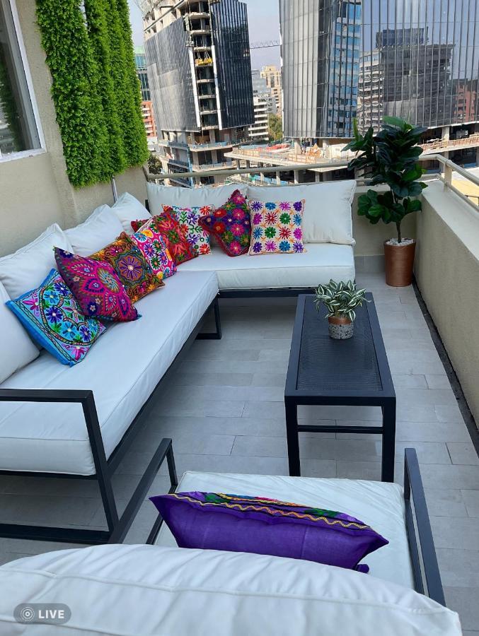 Apartament Condo Amueblado, Encomenderos 200 El Golf, Las Condes Santiago Con Vista Al Costanera Center Экстерьер фото