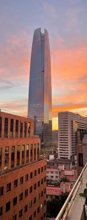Apartament Condo Amueblado, Encomenderos 200 El Golf, Las Condes Santiago Con Vista Al Costanera Center Экстерьер фото